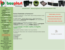 Tablet Screenshot of bauplast.hu